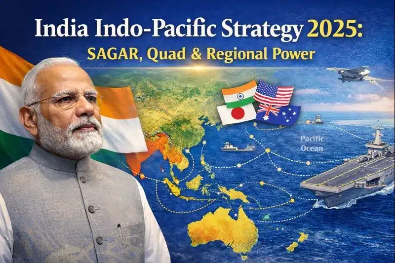 India Indo-Pacific Strategy 2025: SAGAR, Quad & Regional Power