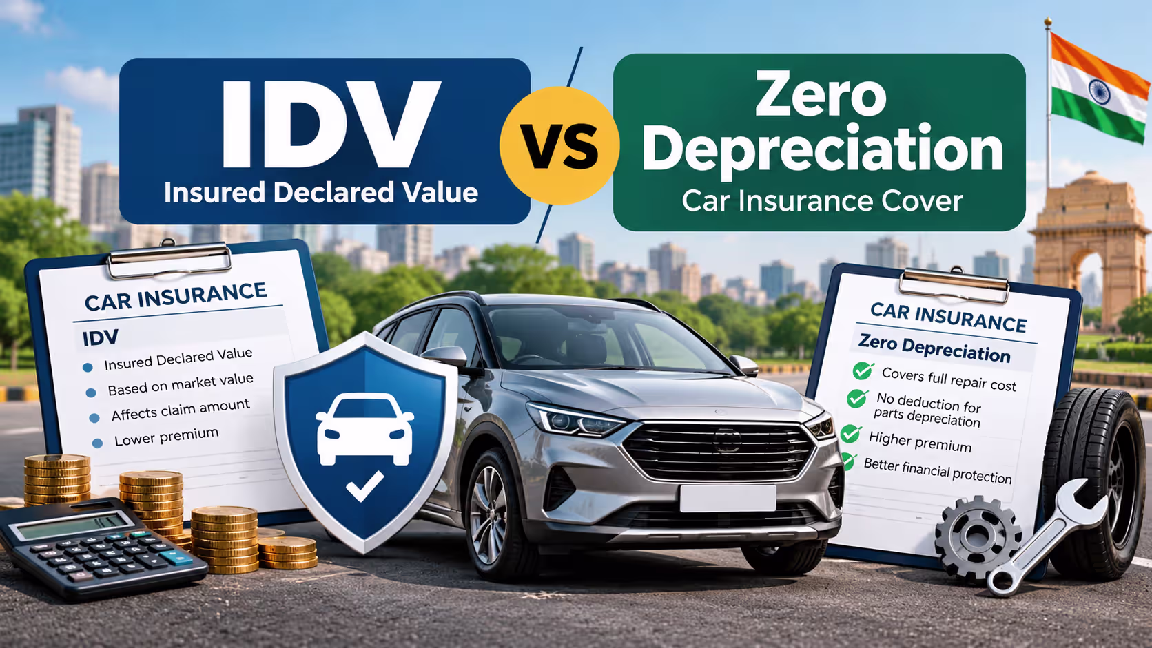 Car Insurance IDV vs. Zero Depreciation: What Indian Drivers Should Know